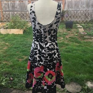 Nine West scoop neck floral dress